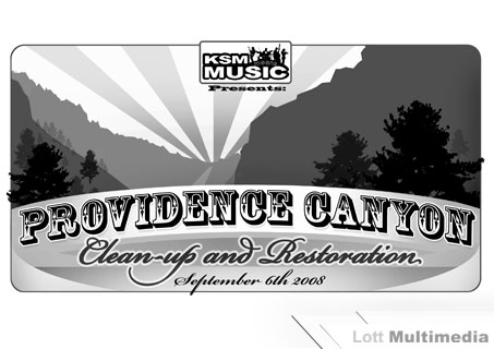 Providence Canyon Clean-up Flyer