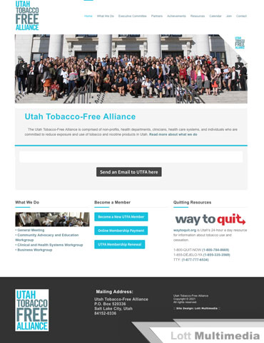 Utah Tobacco-Free Alliance Website